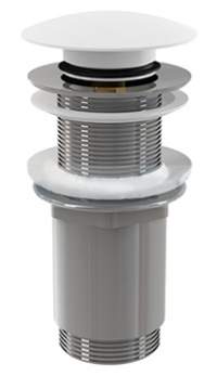Донный клапан для ванны SALINI S-Sense, белый матовый 15221WM