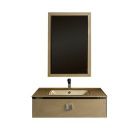 Комплект мебели ARMADI ART Lucido 80 Светлое золото, фурнитура хром