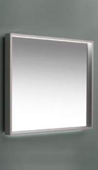 Зеркало DE AQUA Алюминиум 100x75 подсветка 2 стороны